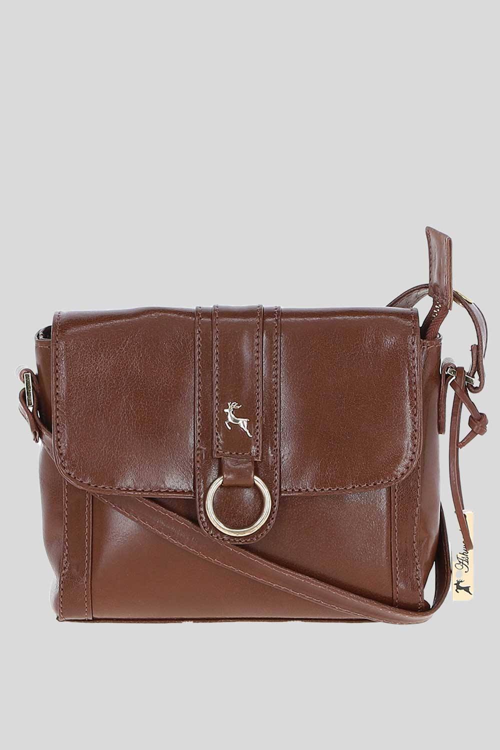 Ashwood Leather Vegetable Tanned Leather Cross Body Bag In Brown Ashwood Leather Vegetable Tanned Leather Cross Body Bag In Brown