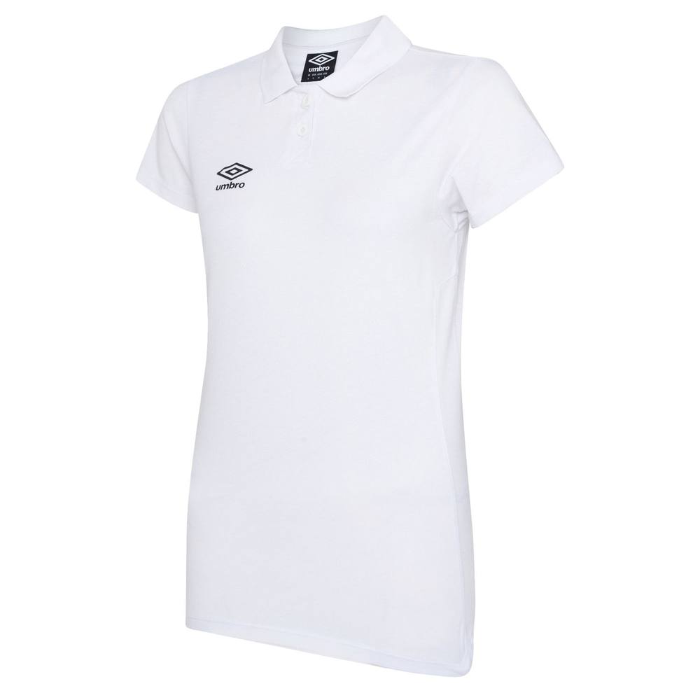 Umbro Club Essential Polo Shirt In White Umbro Club Essential Polo Shirt In White