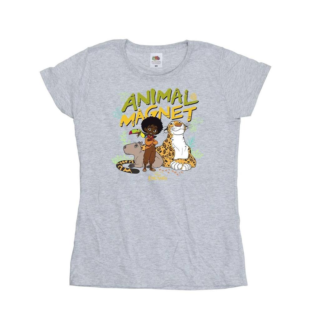Disney Encanto Animal Magnet Cotton Shirt In Grey Disney Encanto Animal Magnet Cotton Shirt In Grey