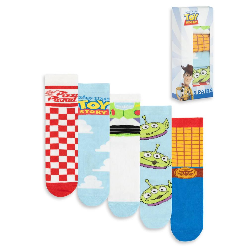 Disney Calf Socks Set Of | Unisex Multicoloured Disney Calf Socks Set Of | Unisex Multicoloured