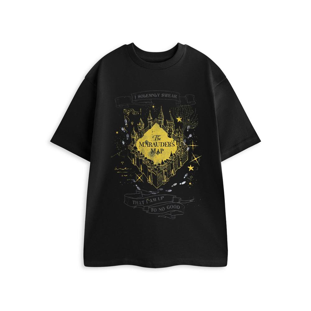Harry Potter Short Sleeved Shirt | Unisex Black Harry Potter Short Sleeved Shirt | Unisex Black