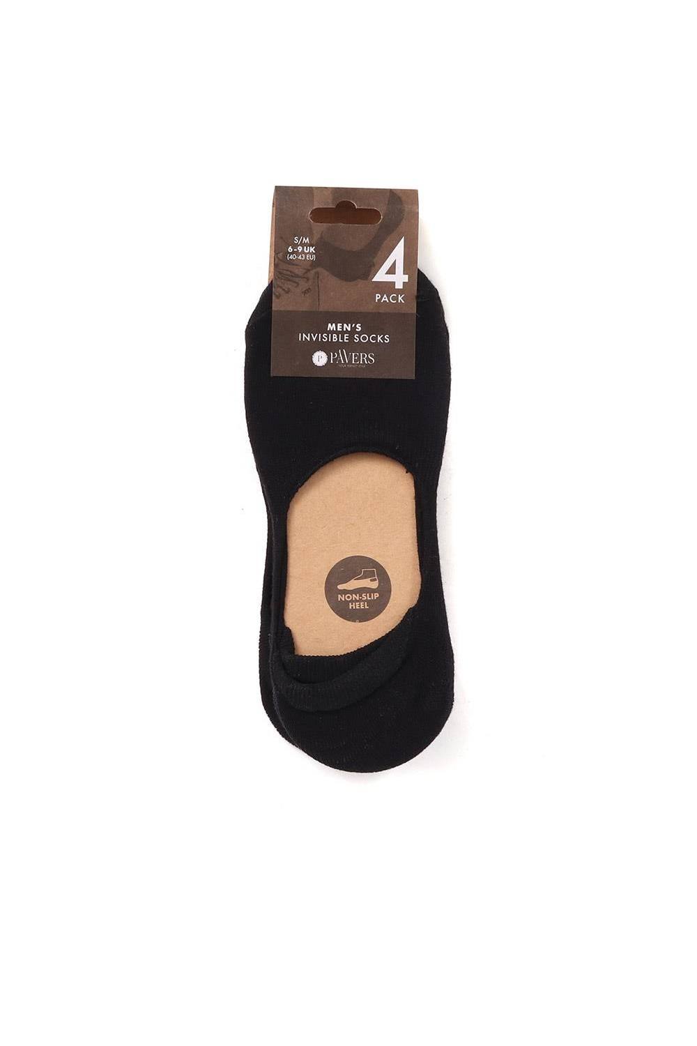 Pavers -Pack Invisible Socks In Black Pavers -Pack Invisible Socks In Black