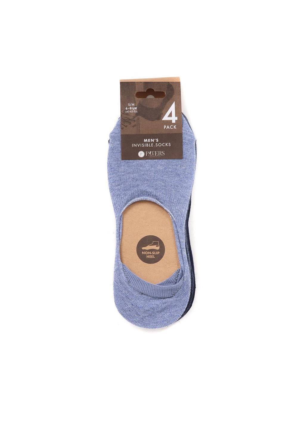 Pavers -Pack Invisible Socks In Blue Pavers -Pack Invisible Socks In Blue