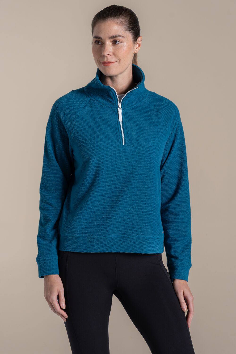 Craghoppers Raja Half Zip Fleece In Blue Craghoppers Raja Half Zip Fleece In Blue