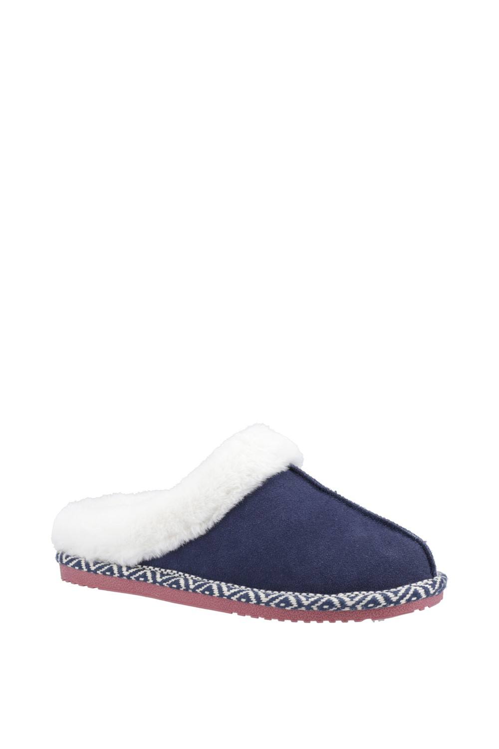 Hush Puppies ‘amara’ Classic Slippers In Navy Hush Puppies ‘amara’ Classic Slippers In Navy