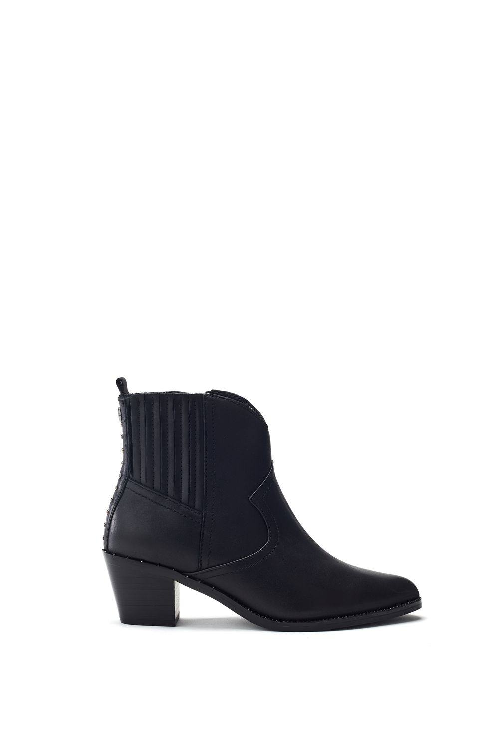 Moda In Pelle ‘anniee’ Leather Heeled Boots In Black Moda In Pelle ‘anniee’ Leather Heeled Boots In Black
