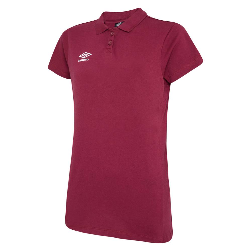 Umbro Club Essential Polo Shirt In Scarlet Umbro Club Essential Polo Shirt In Scarlet
