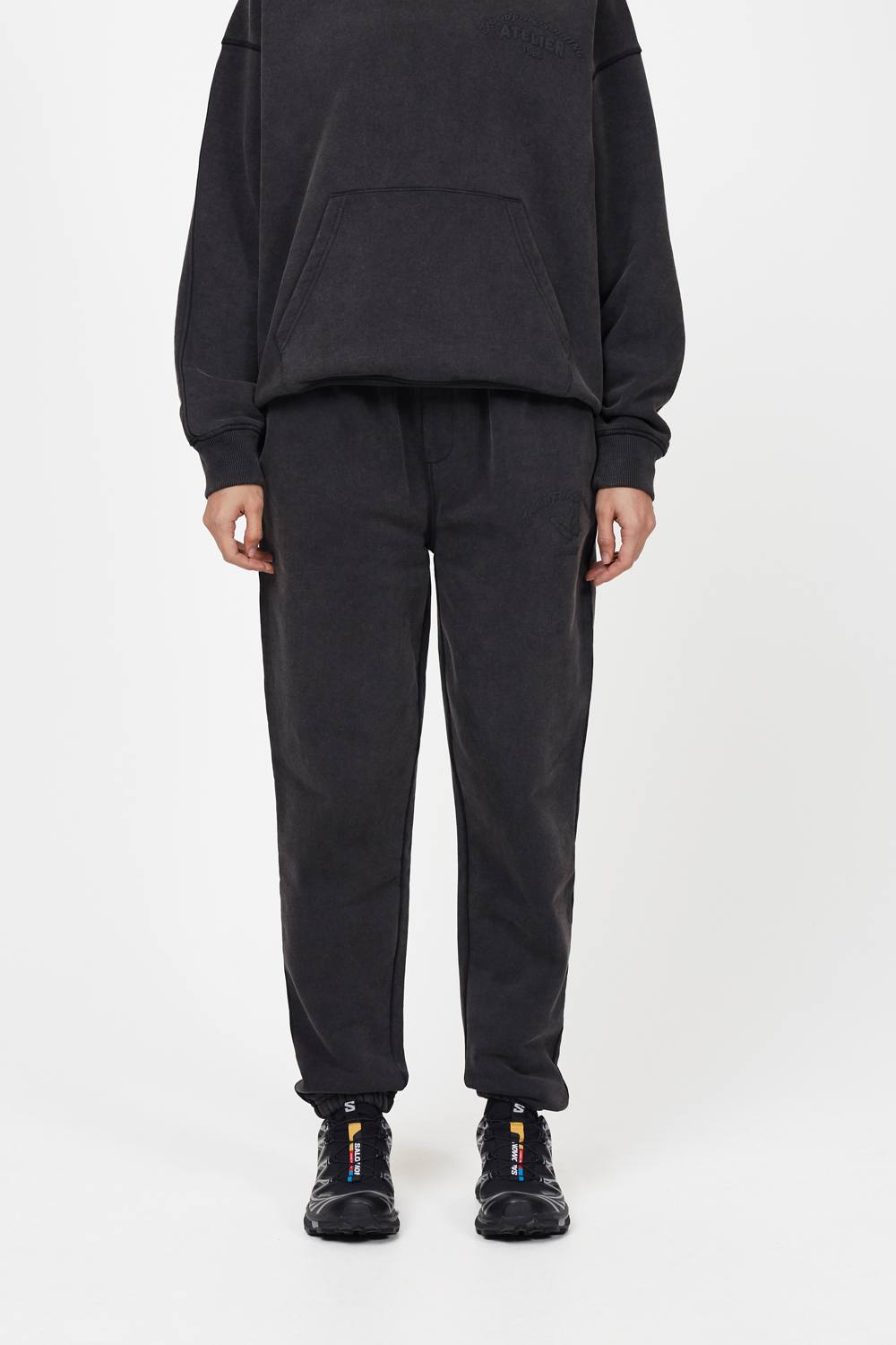 Good For Nothing Washed Relaxed Joggers In Black Good For Nothing Washed Relaxed Joggers In Black