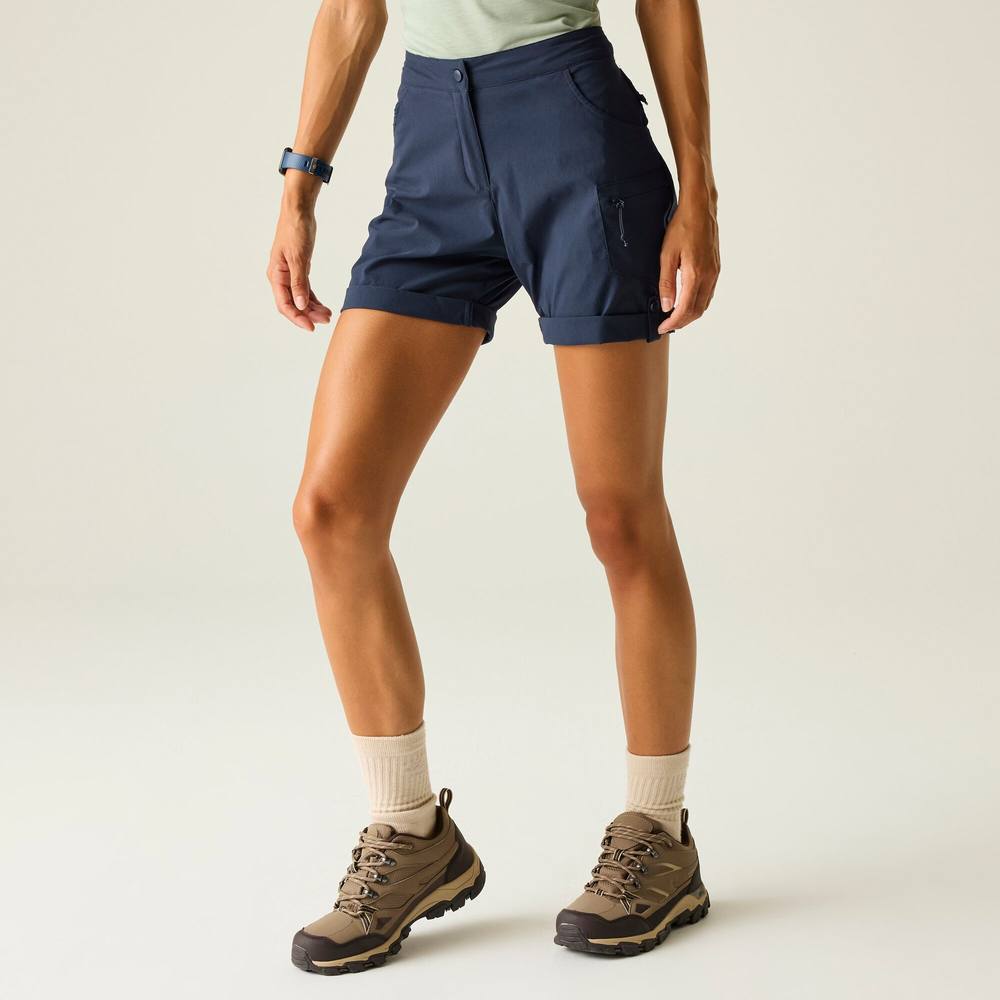 Dare B Melodic Iii Stretch Walking Shorts In Mid Navy Dare B Melodic Iii Stretch Walking Shorts In Mid Navy