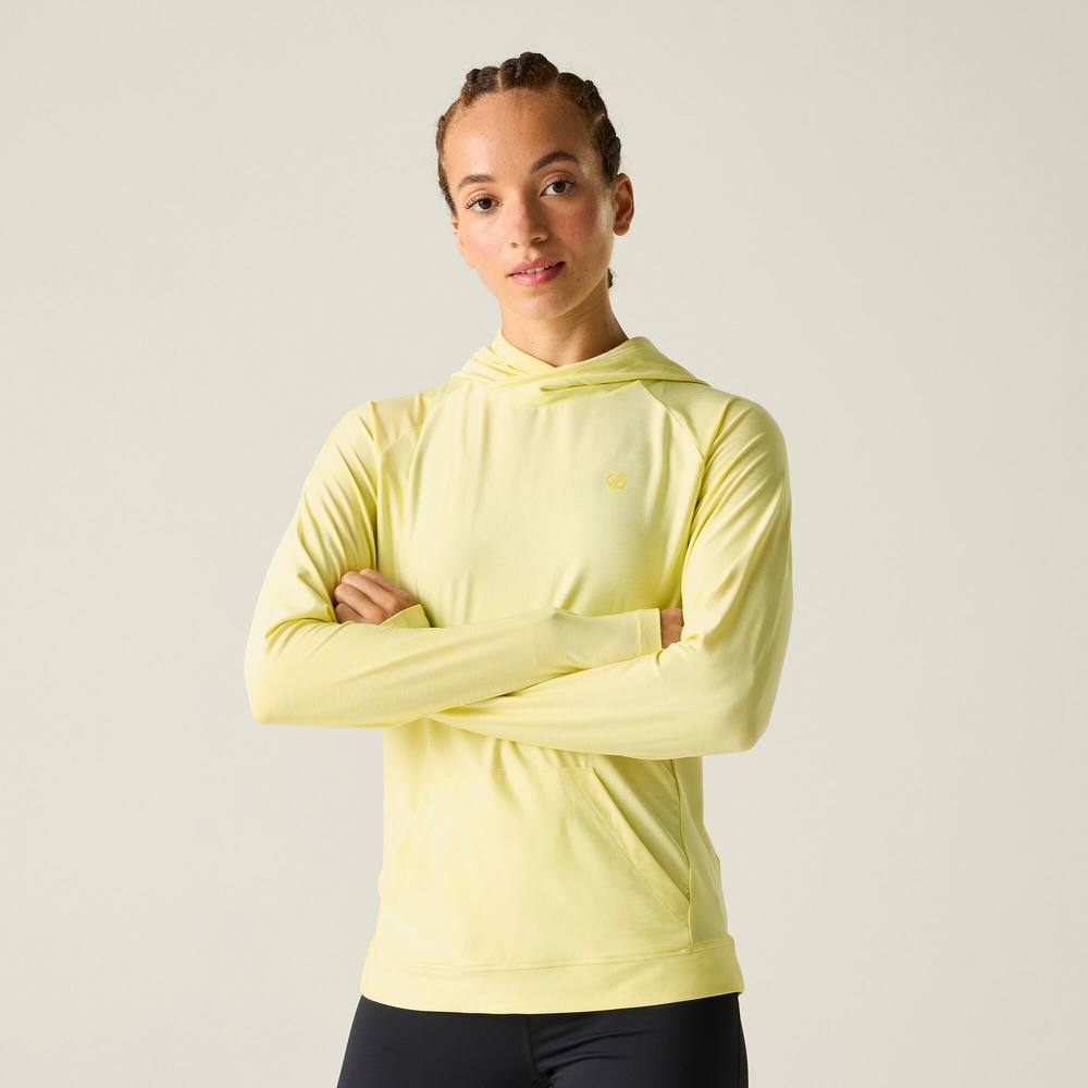 Dare B Sprint City Lightweight Hoodie In Yellow Dare B Sprint City Lightweight Hoodie In Yellow