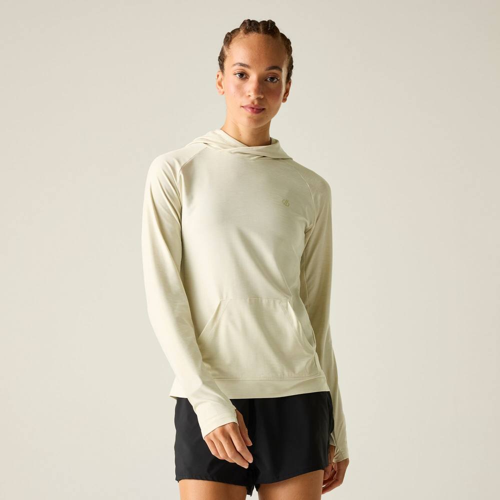 Dare B Sprint City Lightweight Hoodie In Natural White Dare B Sprint City Lightweight Hoodie In Natural White