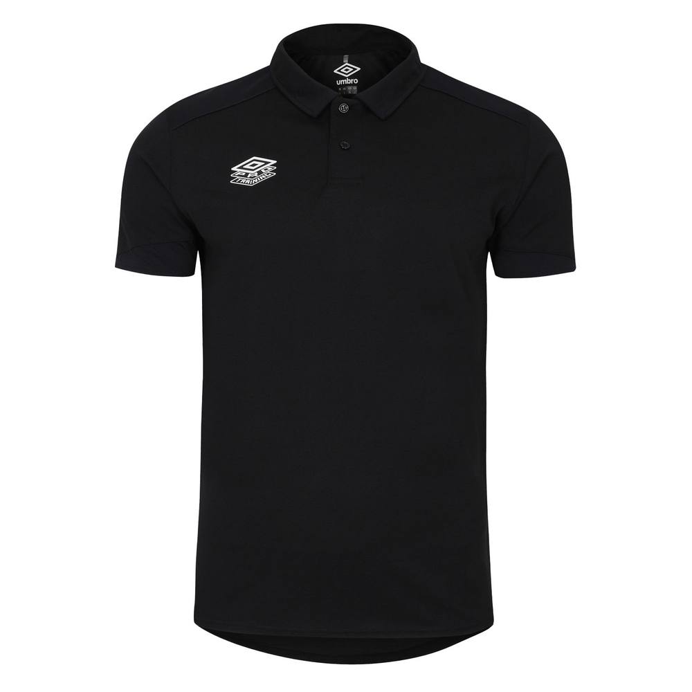 Umbro Optimus Training Polo Shirt In Black Umbro Optimus Training Polo Shirt In Black