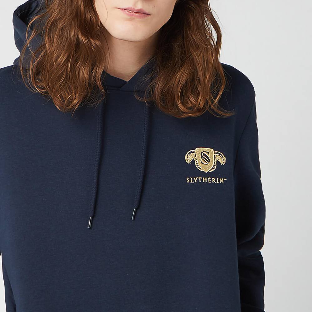 Harry Potter Slytherin Unisex Embroidered Hoodie Harry Potter Slytherin Unisex Embroidered Hoodie