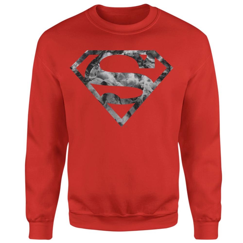 Dc Comics Marble Superman Logo Sweatshirt Dc Comics Marble Superman Logo Sweatshirt