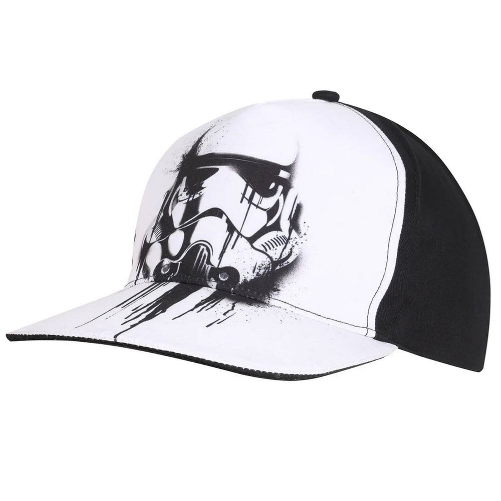Star Wars Stormtrooper Paint Drip Baseball Cap In White