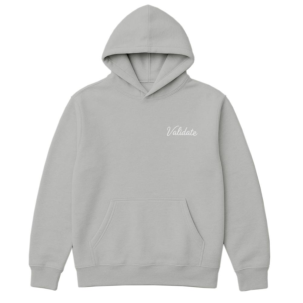 Validate Script Ldn Oversized Hoodie In Light Grey Validate Script Ldn Oversized Hoodie In Light Grey
