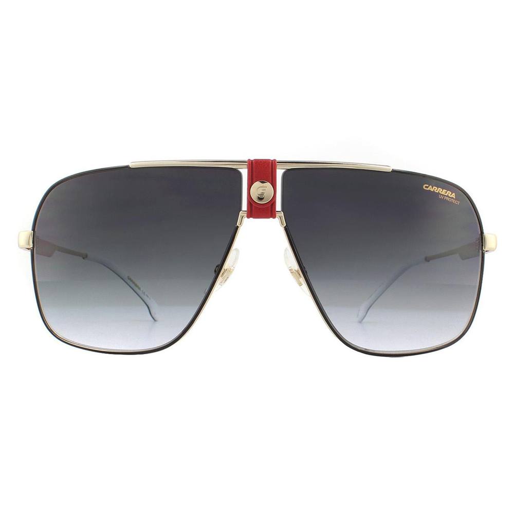 Carrera Aviator Gold Red Dark Grey Gradient Sunglasses Carrera Aviator Gold Red Dark Grey Gradient Sunglasses