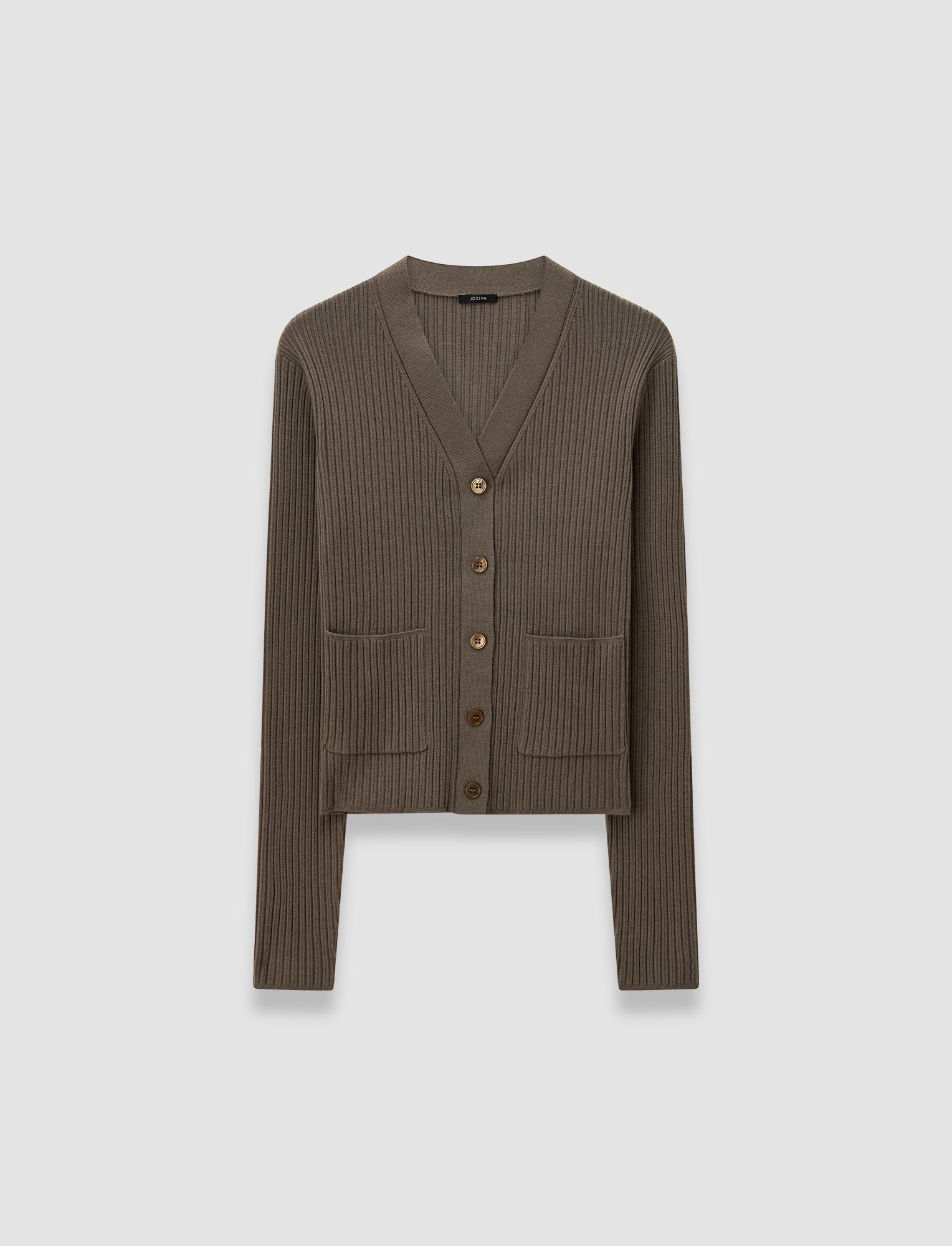 Merino Rib Knit Cardigan