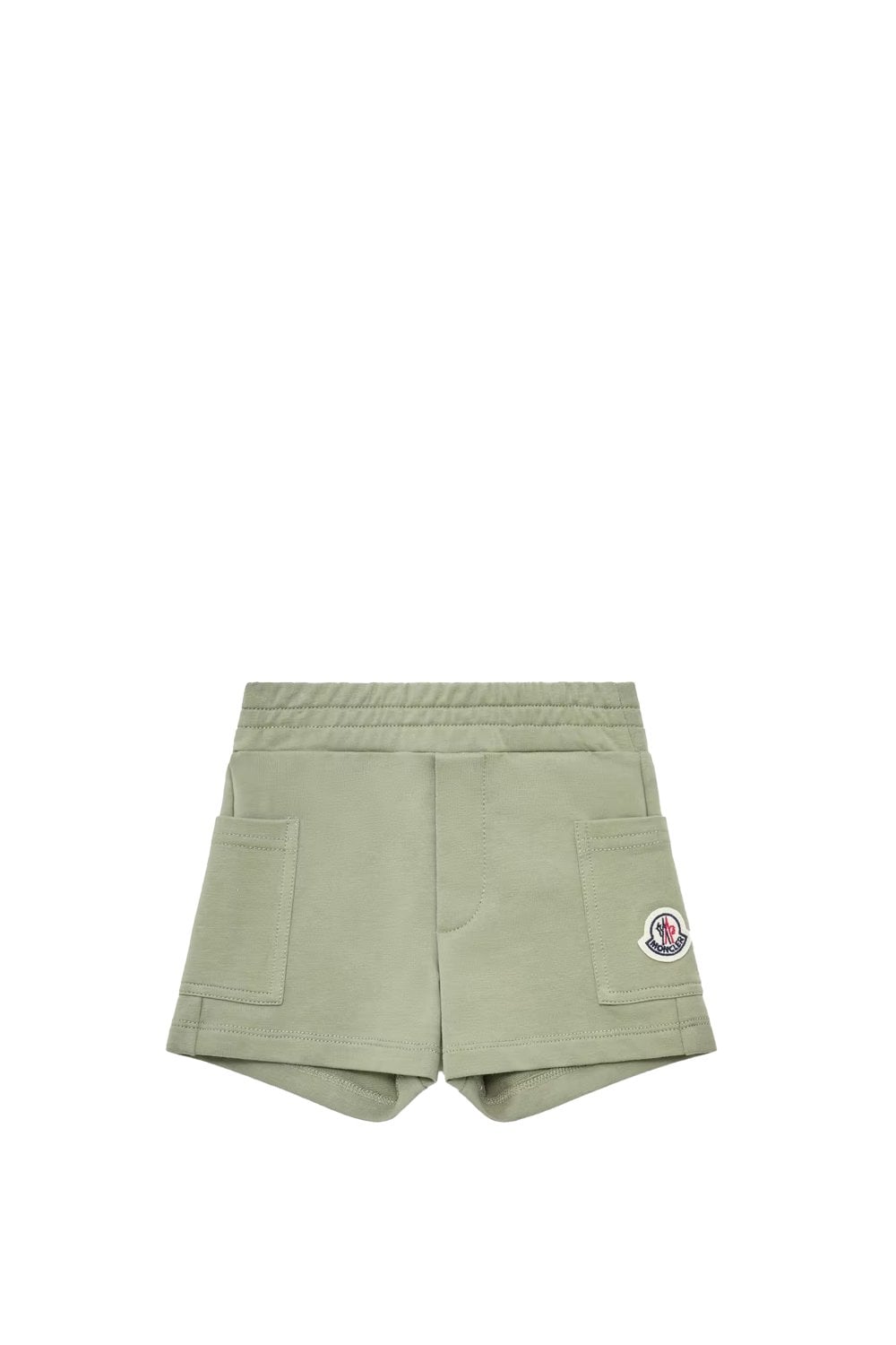 MONCLER ENFANT BABY JERSEY SHORTS Size: Y, colour: GREEN