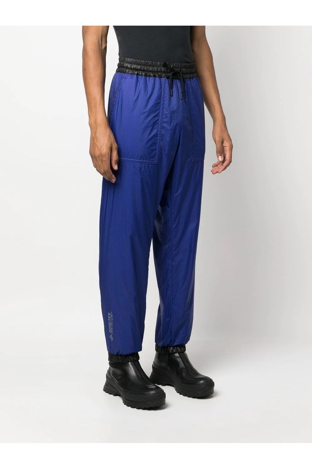 MONCLER GRENOBLE CUFFED JERSEY JOGGERS Size: L, colour: BLUE MONCLER GRENOBLE CUFFED JERSEY JOGGERS Size: L, colour: BLUE