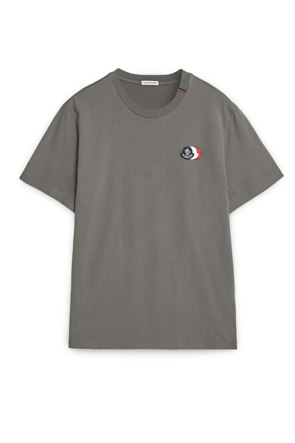 MONCLER TRIPE LOGO T SHIRT Size: X, colour: GREY