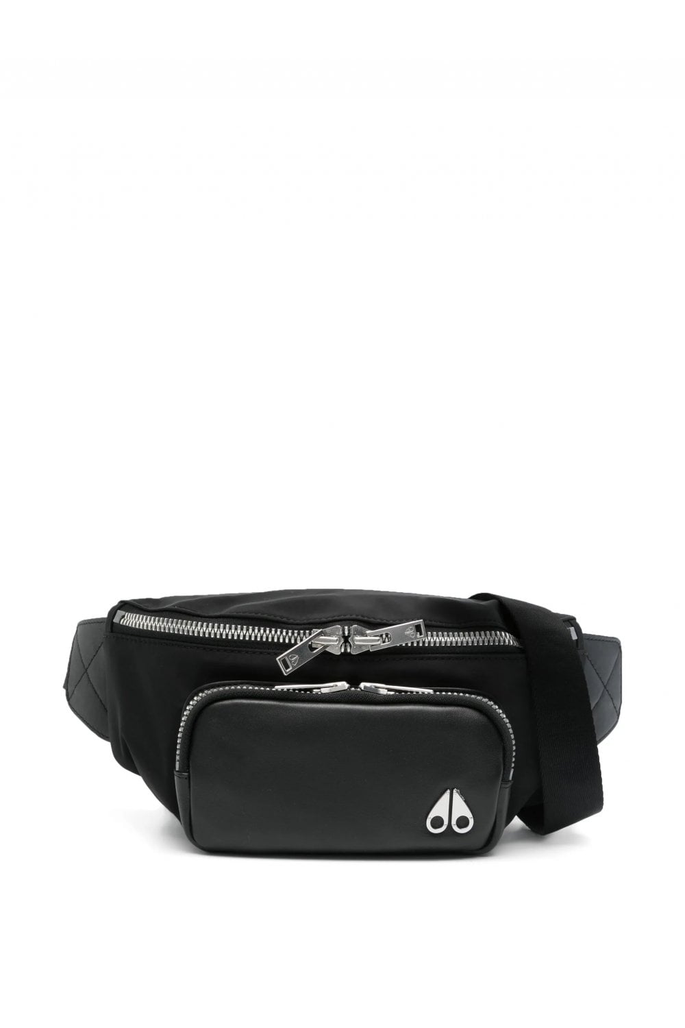 MOOSE KNUCKLES LOGO HIP BAG Size: OS, colour: BLACK