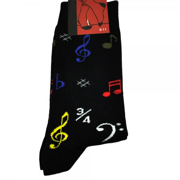Music Notes & Symbols Men's Novelty Socks Music Notes & Symbols Men's Novelty Socks