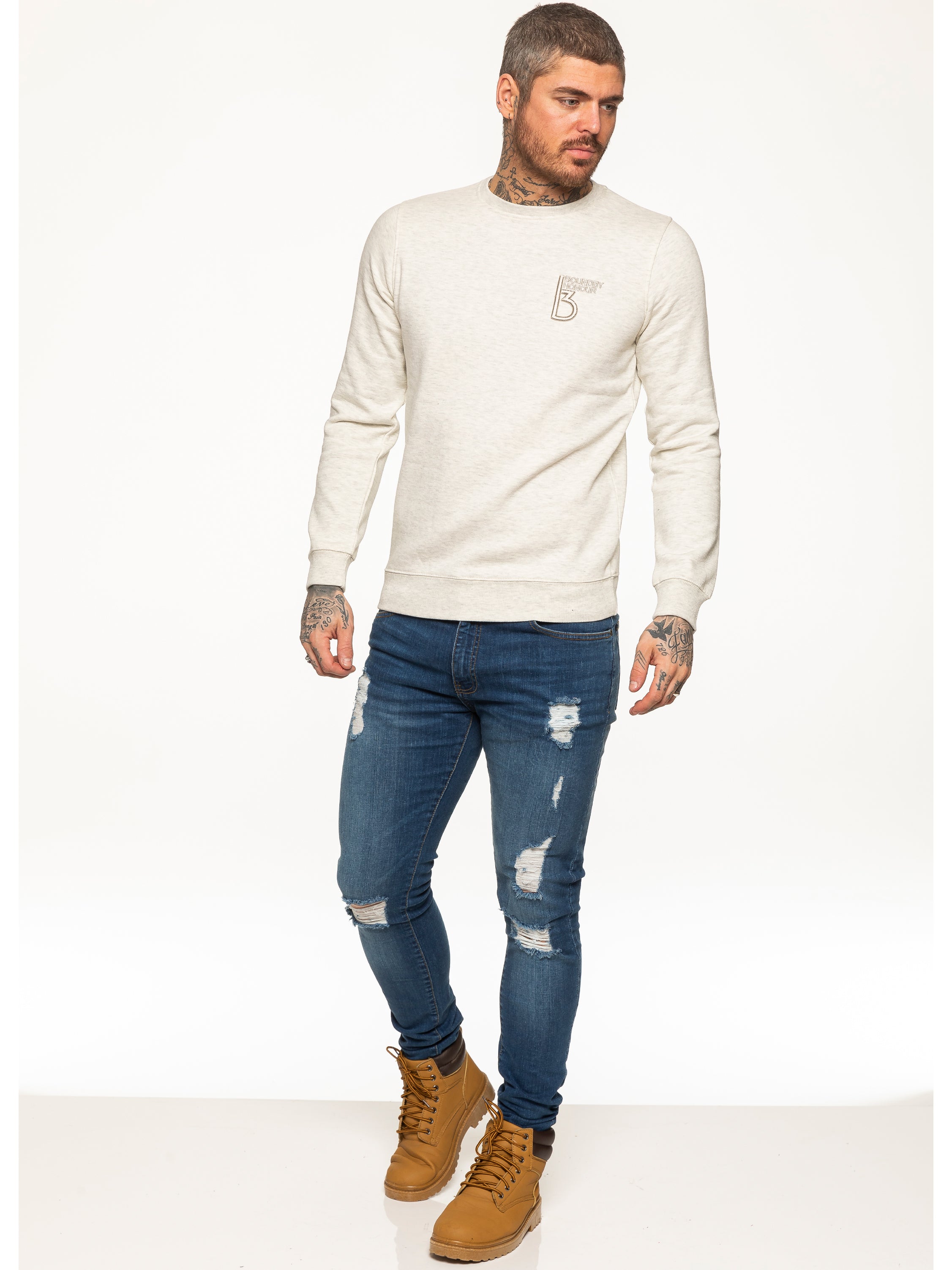 BBH Mens Plain Sweatshirt Crew Neck Jersey Fleece BBH Mens Plain Sweatshirt Crew Neck Jersey Fleece