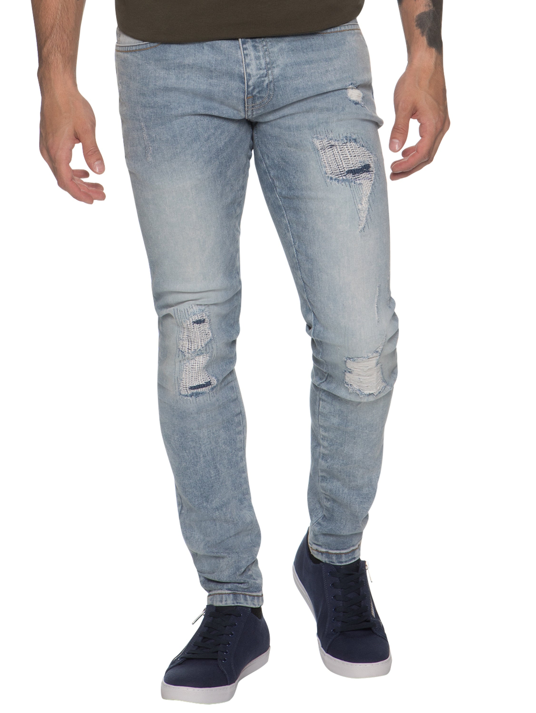 Super Skinny Stretch Rip & Repair Slim Jeans Super Skinny Stretch Rip & Repair Slim Jeans