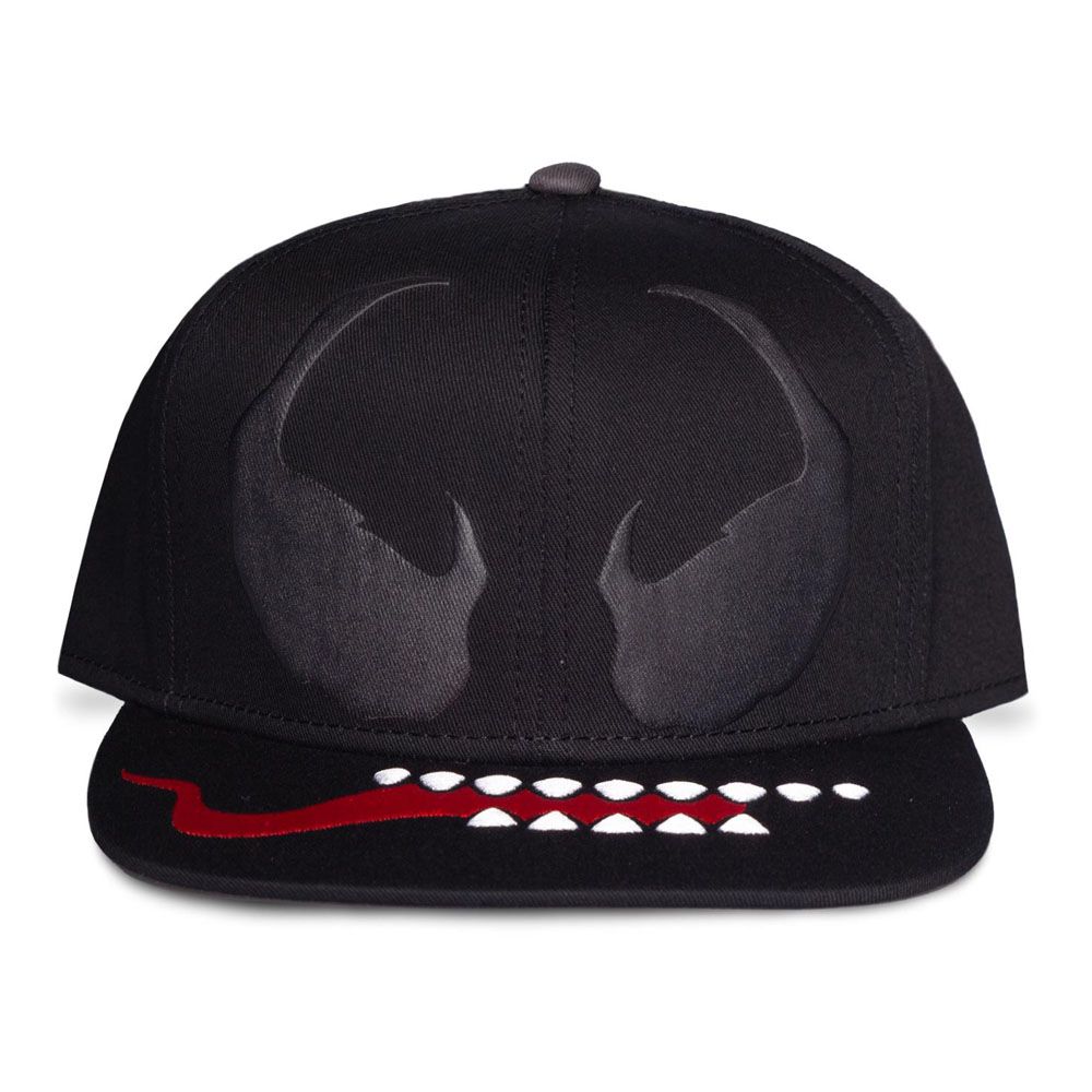MARVEL COMICS Venom Expression Snapback Baseball Cap MARVEL COMICS Venom Expression Snapback Baseball Cap