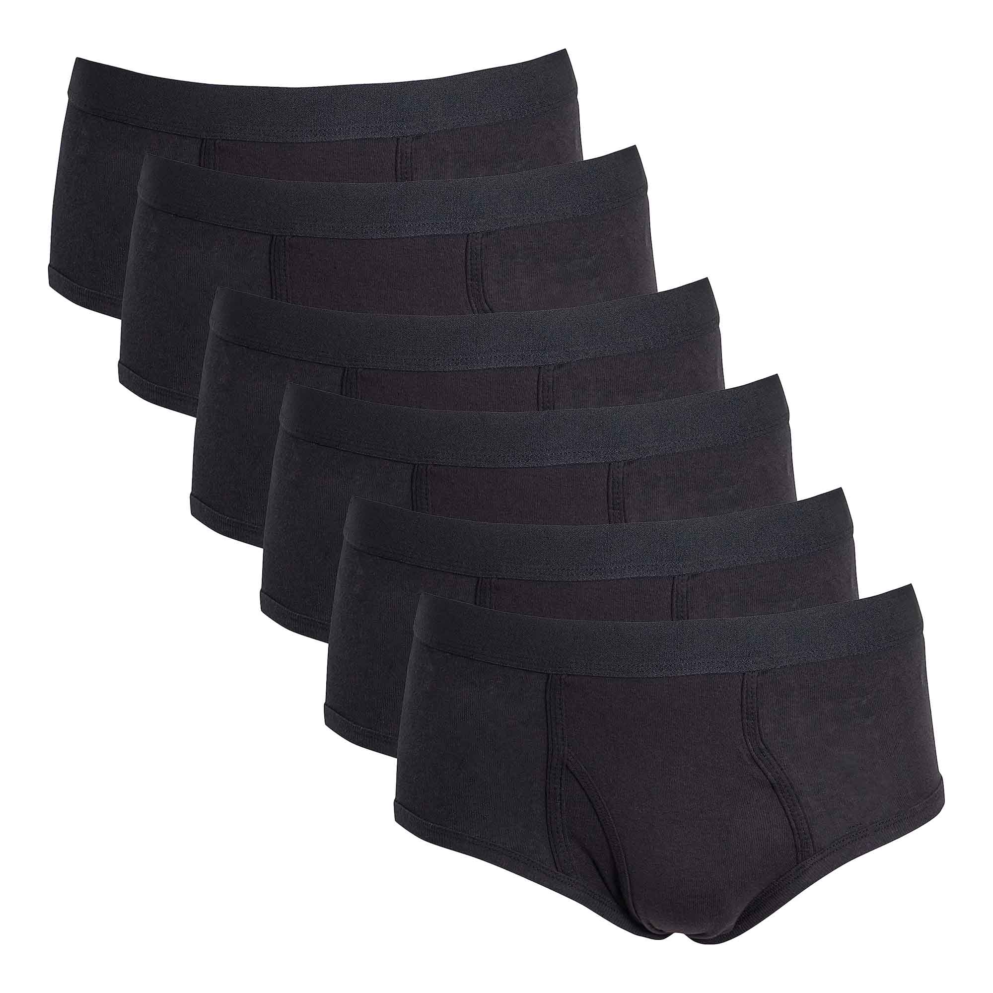 Pack of Mens Cotton Briefs Soft Waistband Breathable Durable Underwear Comfortable All Day Wear MB by Sock Stack Pack of Mens Cotton Briefs Soft Waistband Breathable Durable Underwear Comfortable All Day Wear MB by Sock Stack