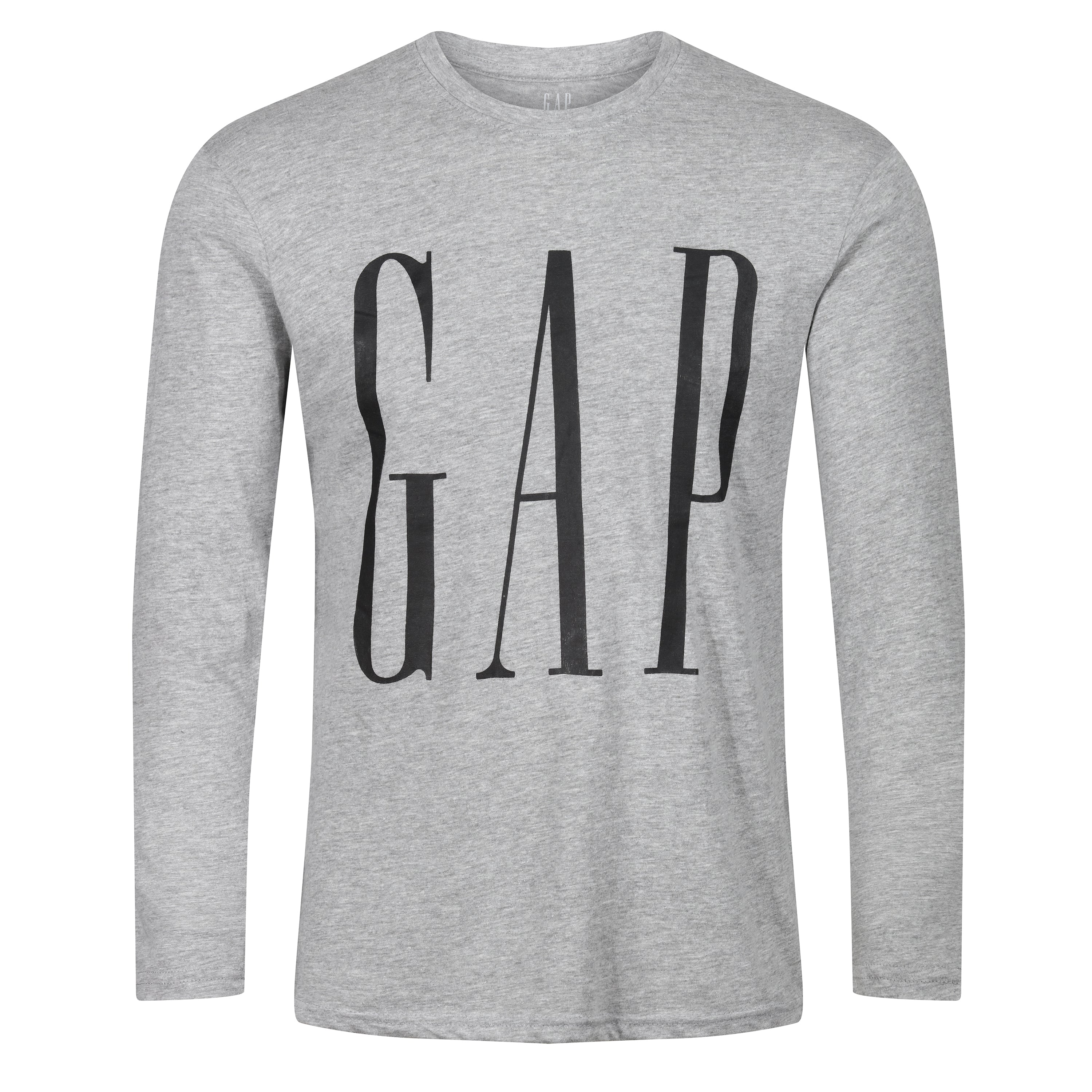 GAP Long Sleeve Logo Shirt – M Light Grey GAP Long Sleeve Logo Shirt – M Light Grey