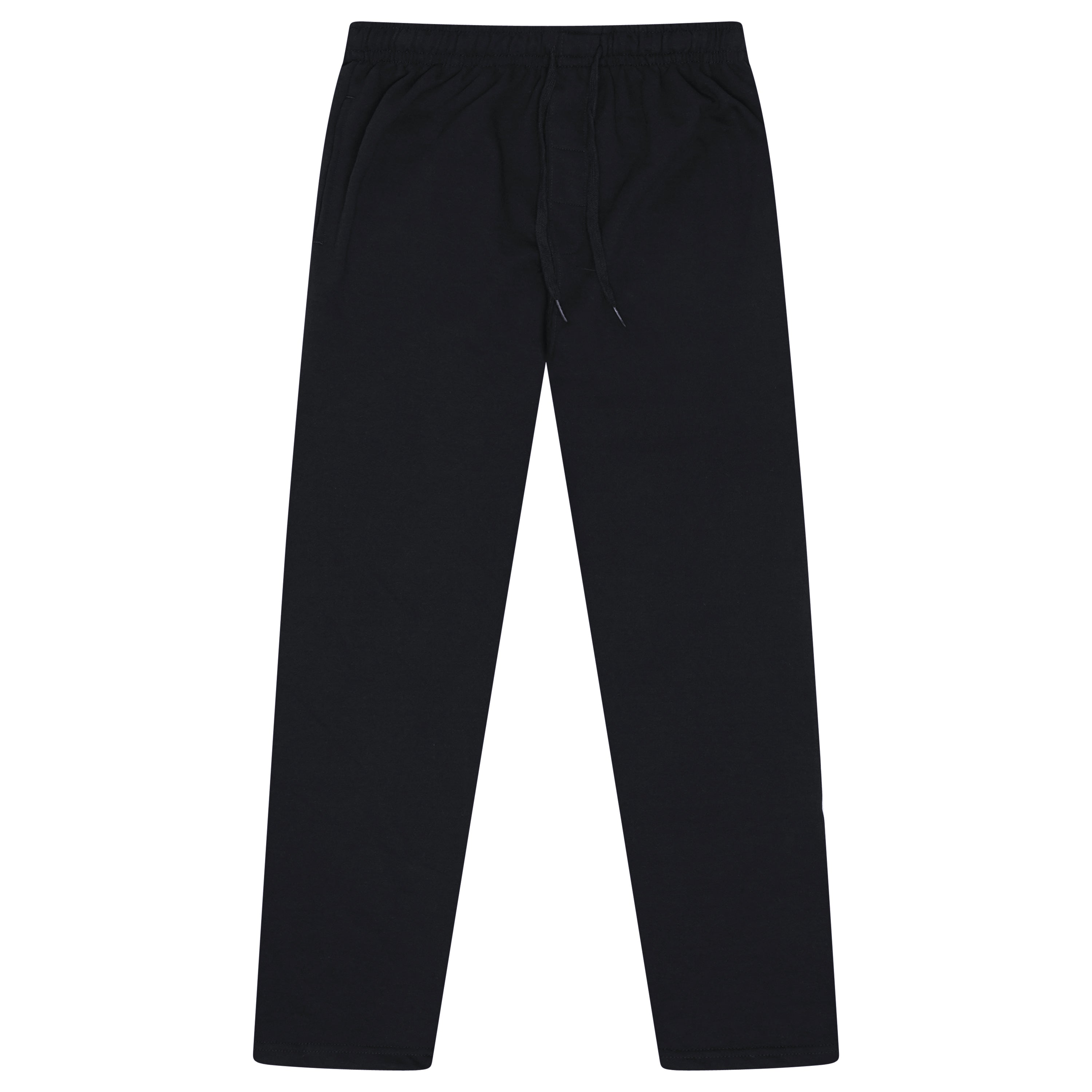 ButtonFresh Classic Open Hem Joggers – L Black ButtonFresh Classic Open Hem Joggers – L Black