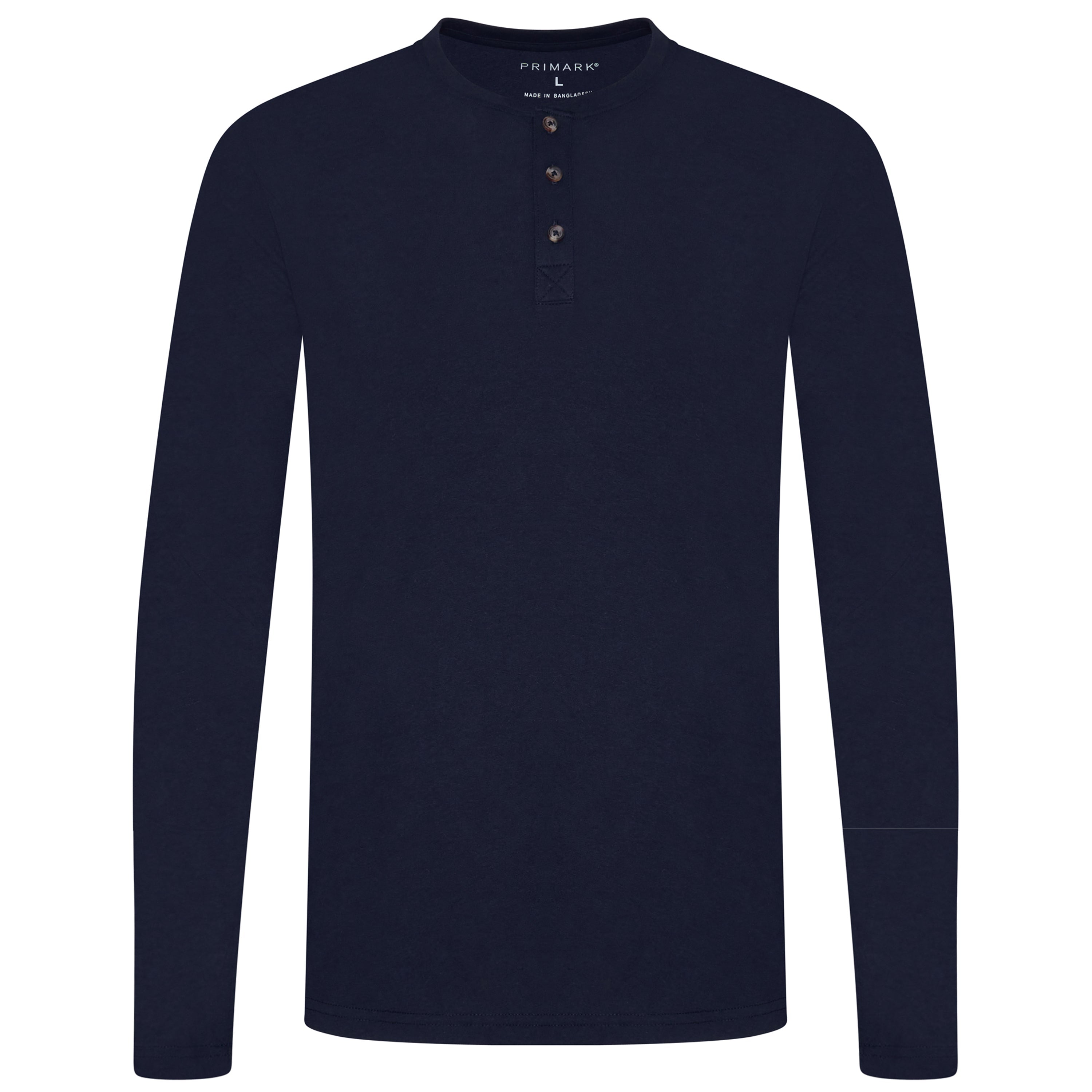 Long Sleeve Henley Shirt – S Navy Blue Long Sleeve Henley Shirt – S Navy Blue