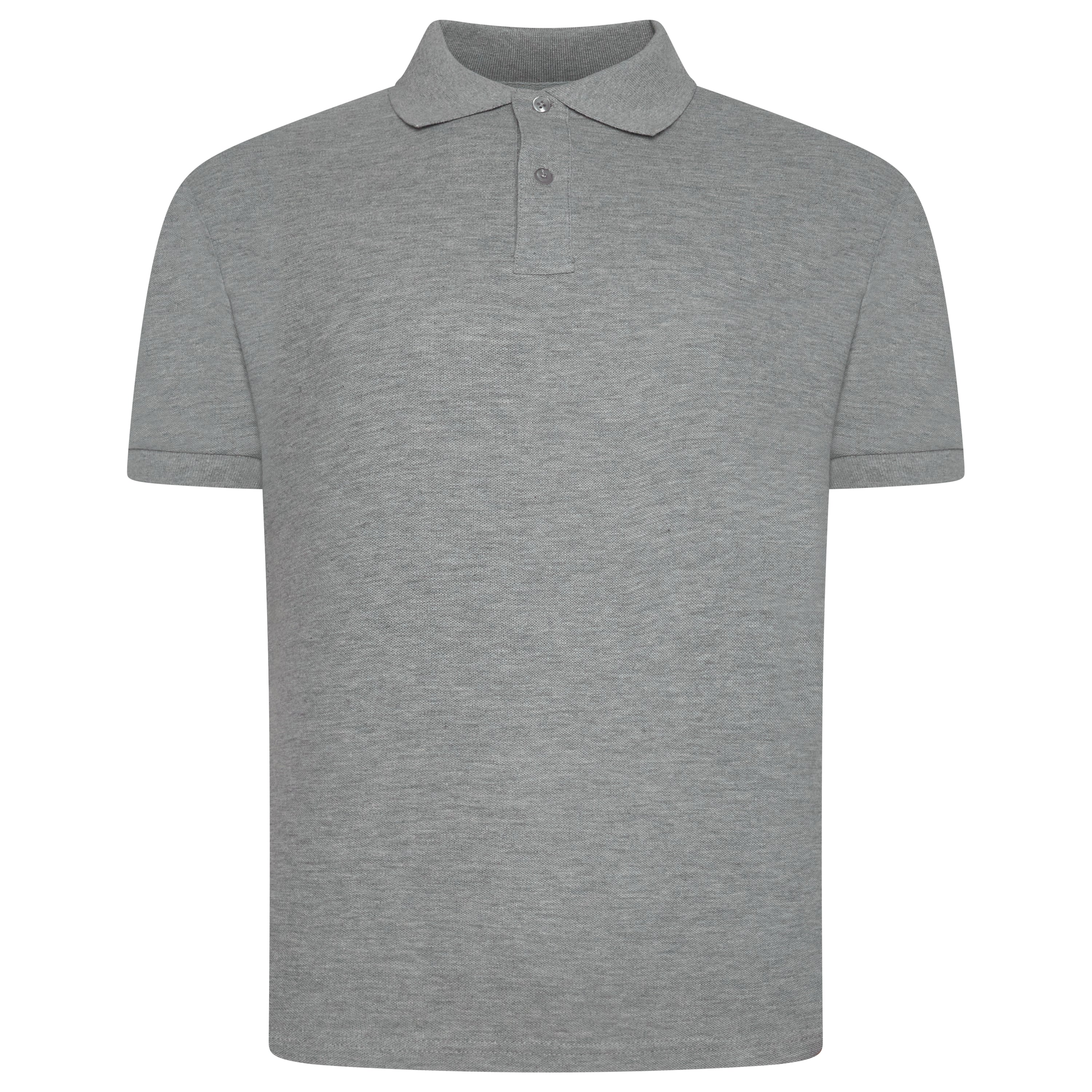 Enfari Short Sleeve Pique Polo Shirt – Grey Enfari Short Sleeve Pique Polo Shirt – Grey