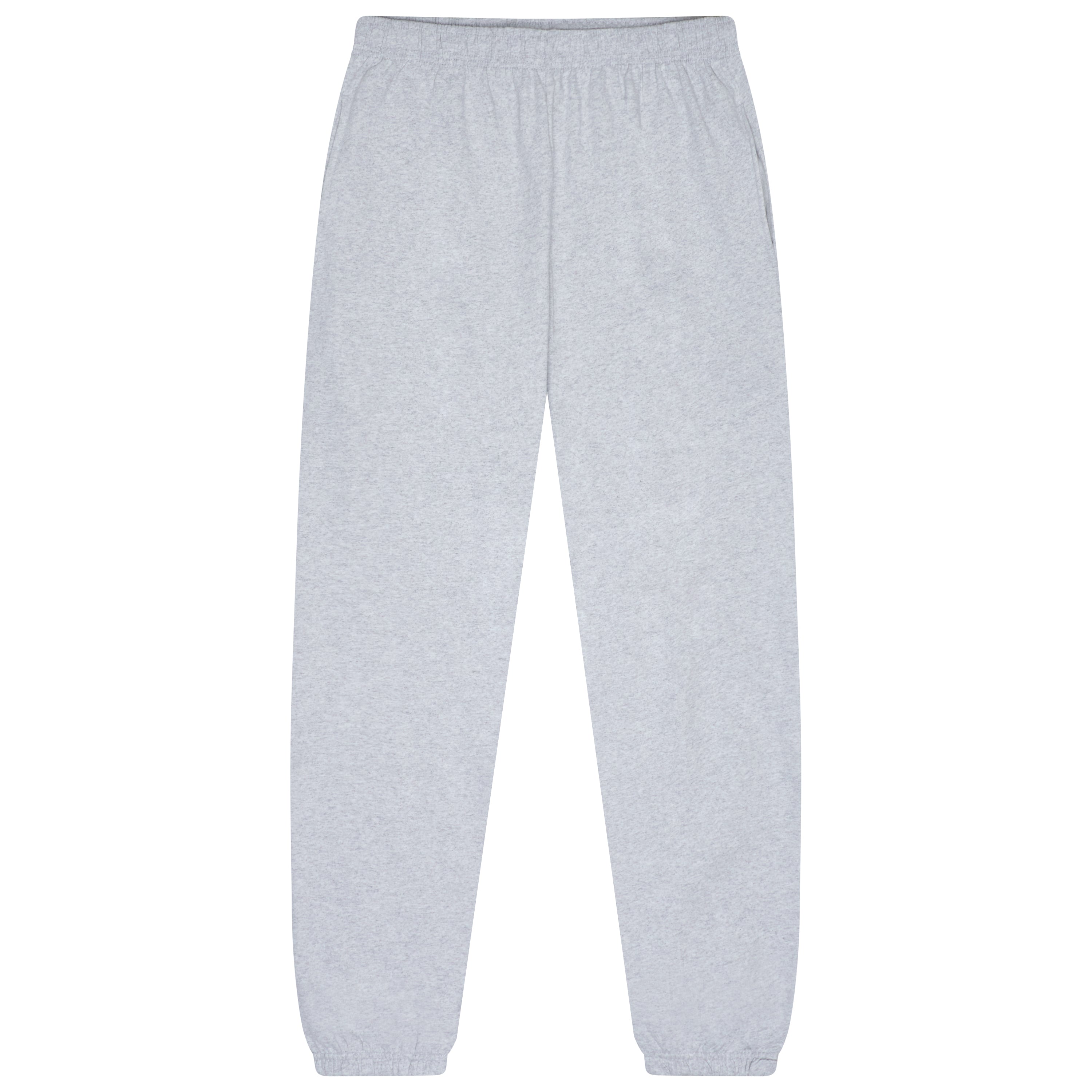 Regular Fit Fleece Joggers – Grey Marl Regular Fit Fleece Joggers – Grey Marl