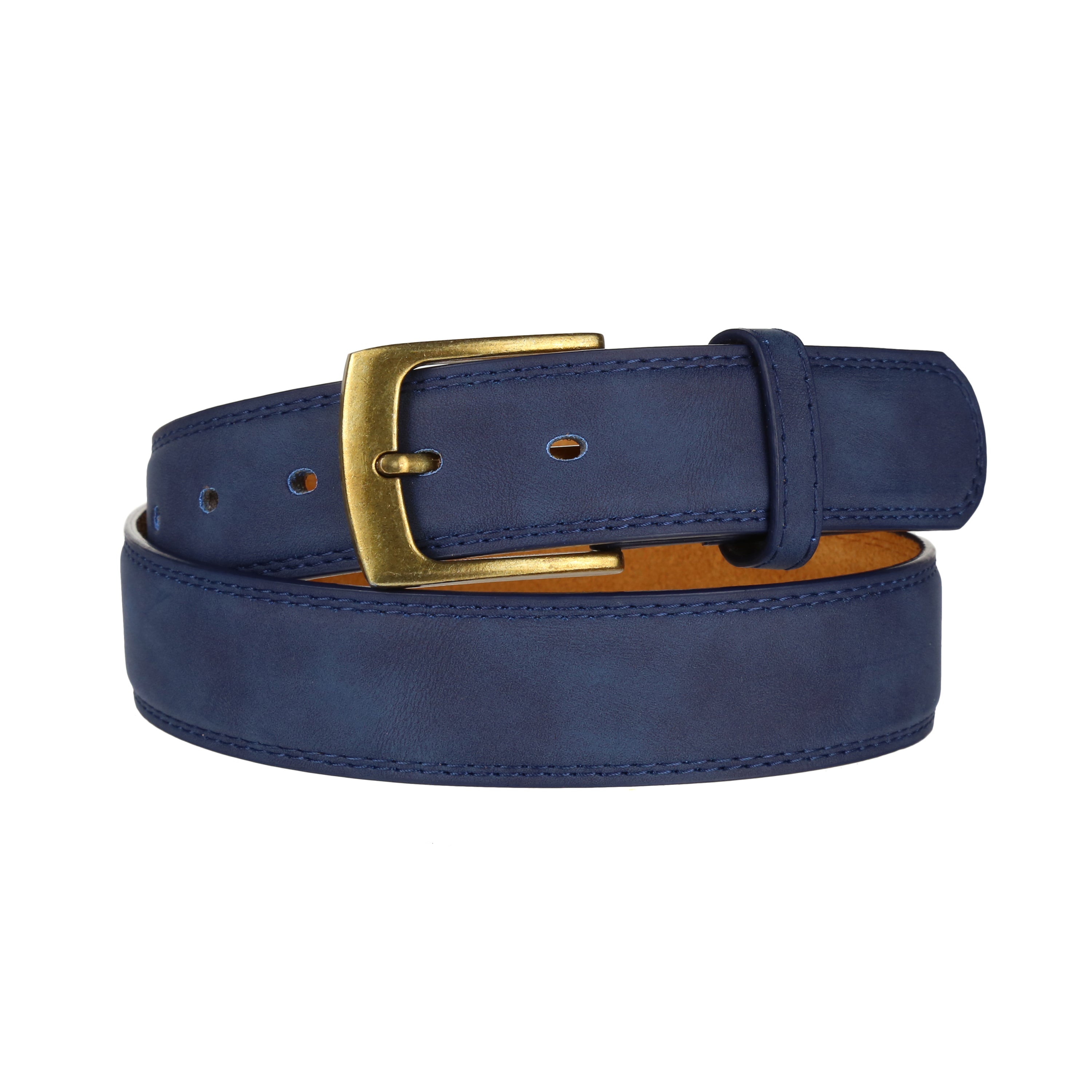 Forest .” Wide Bonded Nubuck Leather Belt – – to ” Waist Navy Blue Forest .” Wide Bonded Nubuck Leather Belt – – to ” Waist Navy Blue
