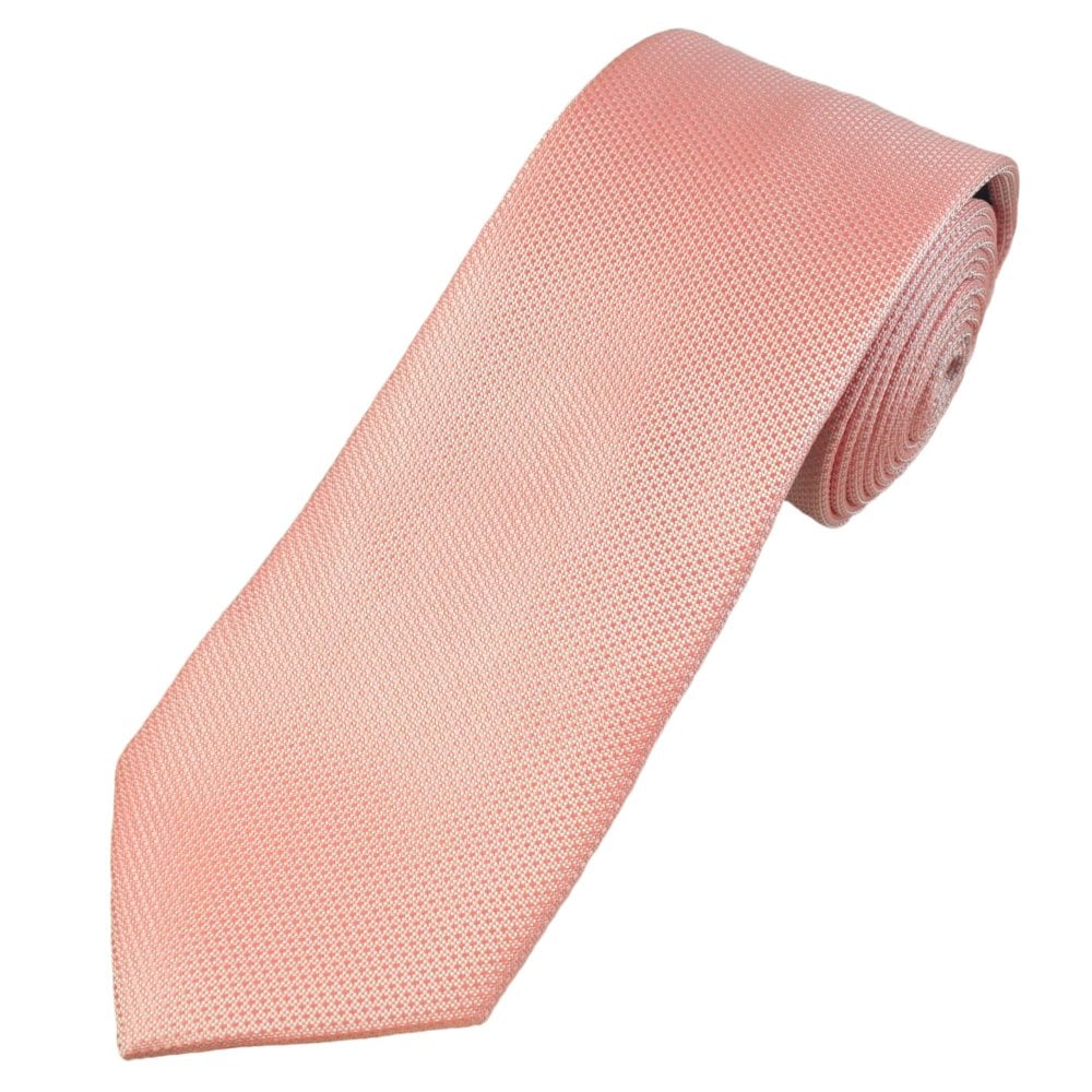 Plain Dusky Pink Textured Men's Tie Plain Dusky Pink Textured Men's Tie