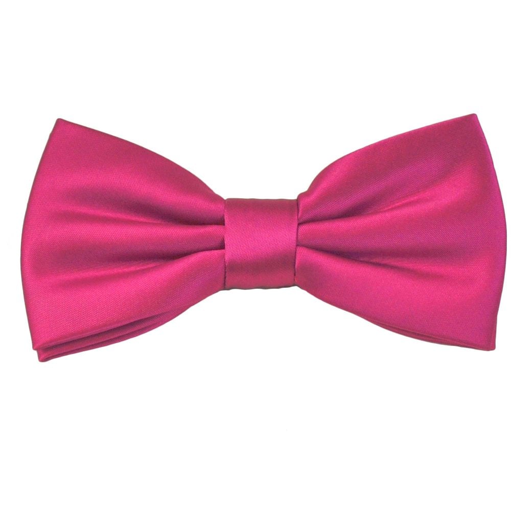 Plain Hot Pink Men's Bow Tie Plain Hot Pink Men's Bow Tie