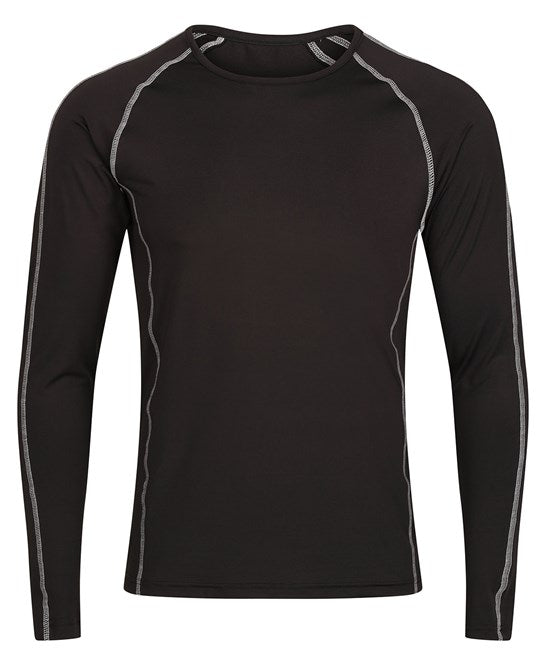 Recycled Polyester Long Sleeve Base Layer – M Black Recycled Polyester Long Sleeve Base Layer – M Black
