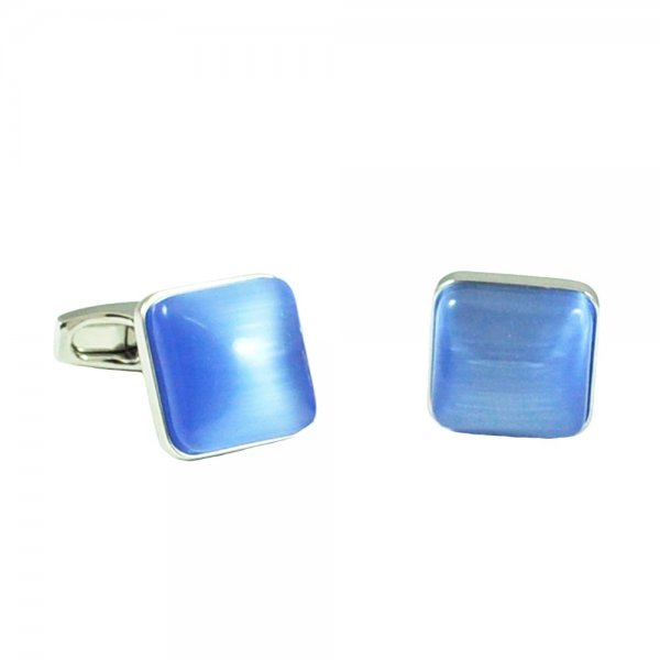 Simon Carter Catseye Spangle Light Blue Cufflinks Simon Carter Catseye Spangle Light Blue Cufflinks