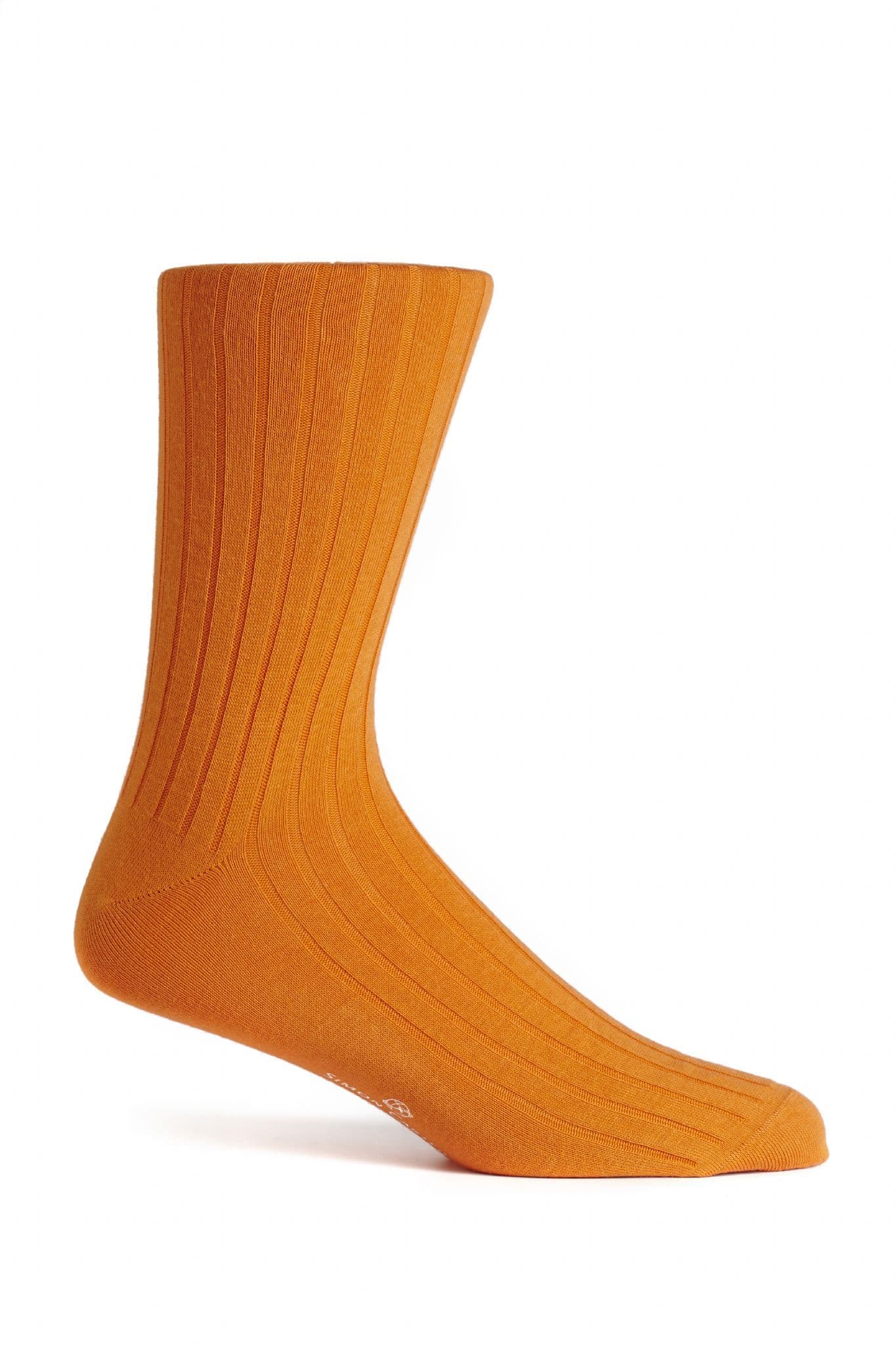 Simon Carter Made in Italy Cotton Socks Orange – M Simon Carter Made in Italy Cotton Socks Orange – M