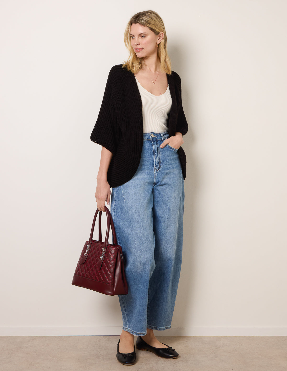 Barrel Leg Stretch Jeans – DENIM