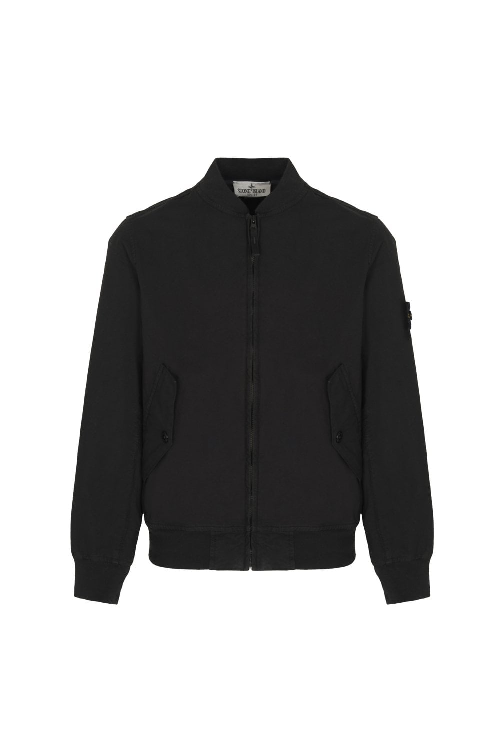 STONE ISLAND JUNIOR KIDS BOMBER JACKET Size: Y, colour: BLACK STONE ISLAND JUNIOR KIDS BOMBER JACKET Size: Y, colour: BLACK