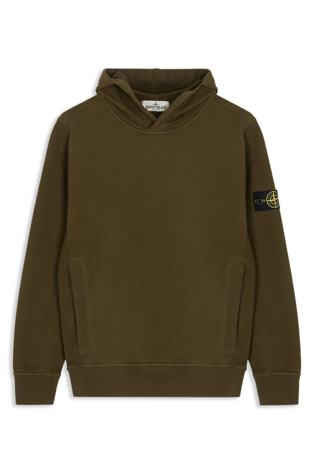 STONE ISLAND JUNIOR KIDS SA COMPASS HOODIE Size: Y, colour: KHAKI STONE ISLAND JUNIOR KIDS SA COMPASS HOODIE Size: Y, colour: KHAKI
