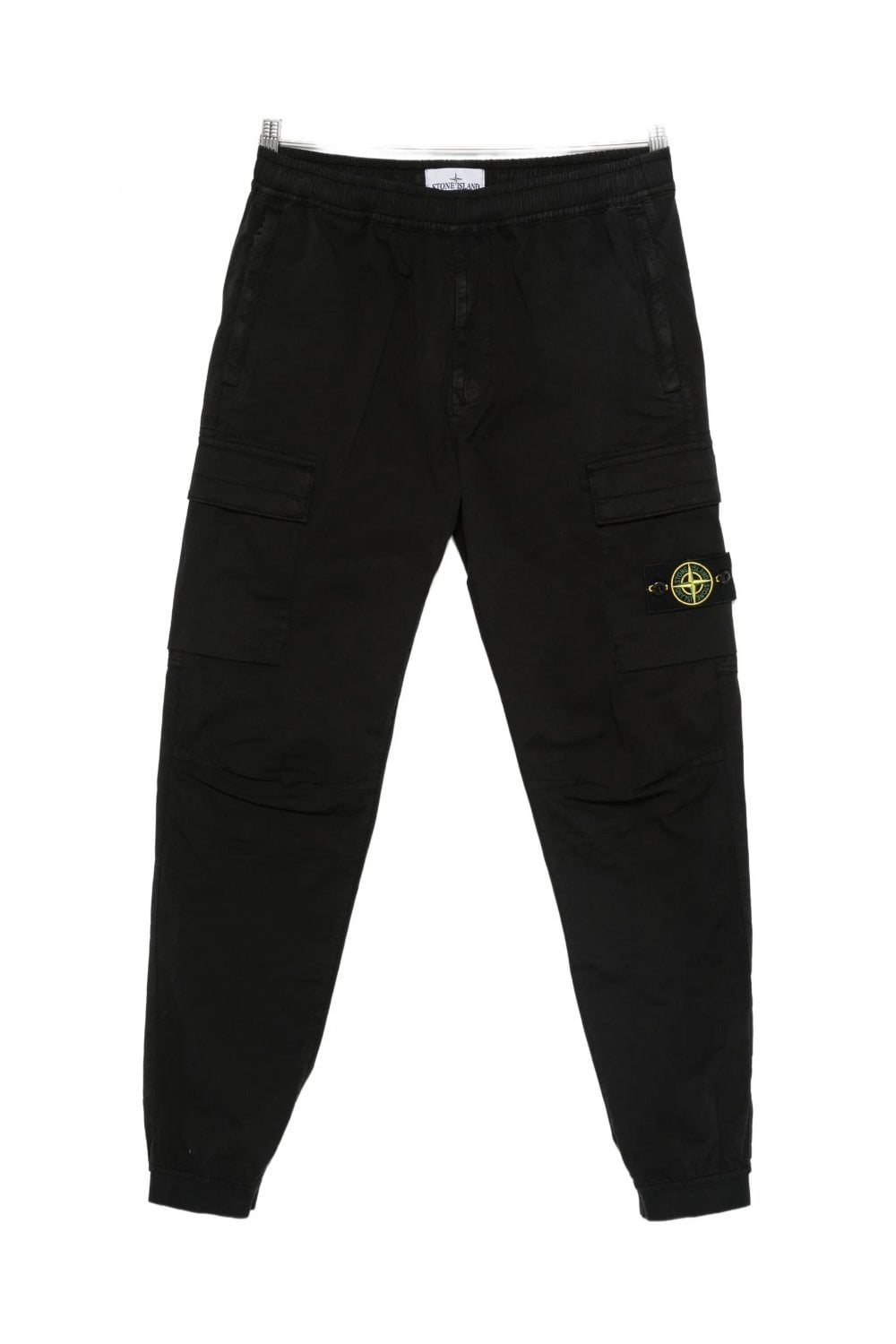 STONE ISLAND S CUFFED CARGO TROERS Size: , colour: BLACK STONE ISLAND S CUFFED CARGO TROERS Size: , colour: BLACK