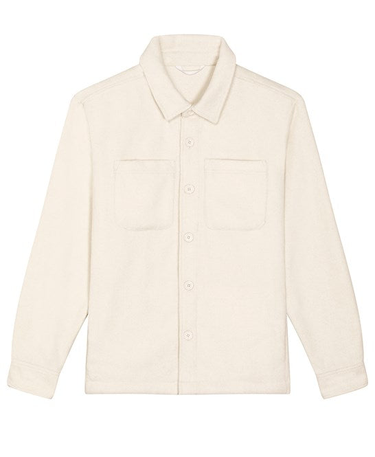 Recycled Overshirt Jacket: Unisex – L Natural Recycled Overshirt Jacket: Unisex – L Natural