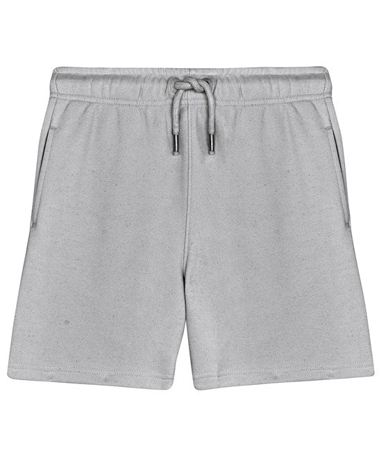 Organic Cotton Jogger Shorts: Kids – Heather Grey Organic Cotton Jogger Shorts: Kids – Heather Grey