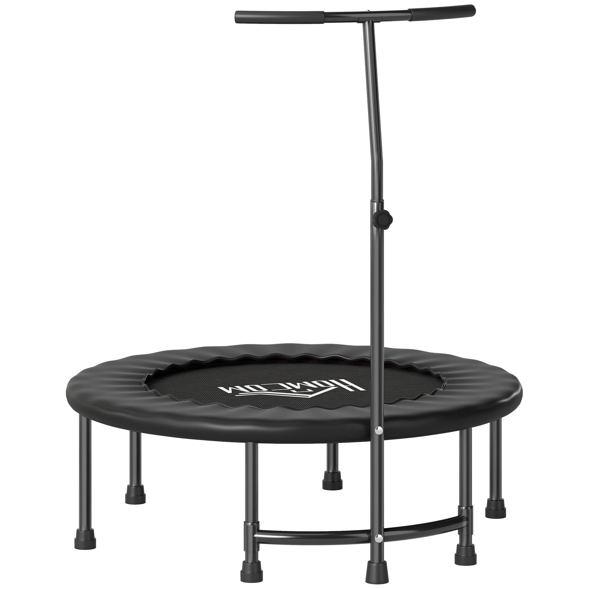 MCL ” Fitness Trampoline with Adjustable Handle, Rebounder Trampoline, Mini Jumper for Indoor Exercise Workout, Black MCL ” Fitness Trampoline with Adjustable Handle, Rebounder Trampoline, Mini Jumper for Indoor Exercise Workout, Black