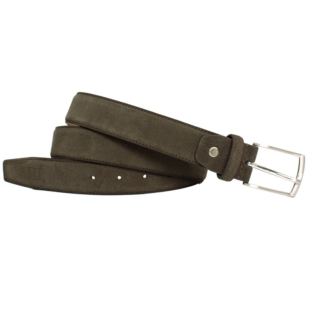Tresanti Esra Dark Brown Men's Suede Belt "-" Waist Size: Waist: " – " Tresanti Esra Dark Brown Men's Suede Belt "-" Waist Size: Waist: " – "